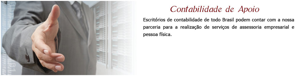 Com a misso de ser uma empresa de referncia regional na rea de assessoria contbil, garantimos aos clientes servios personalizados, com qualidade e eficcia.
