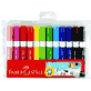 Caneta hidrogr�fica 12 cores jumbo sm150212 Faber Castell PT 1 ET