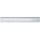R�gua em poliestireno 30 cm cristal 981.3 Acrimet PT 1 UN